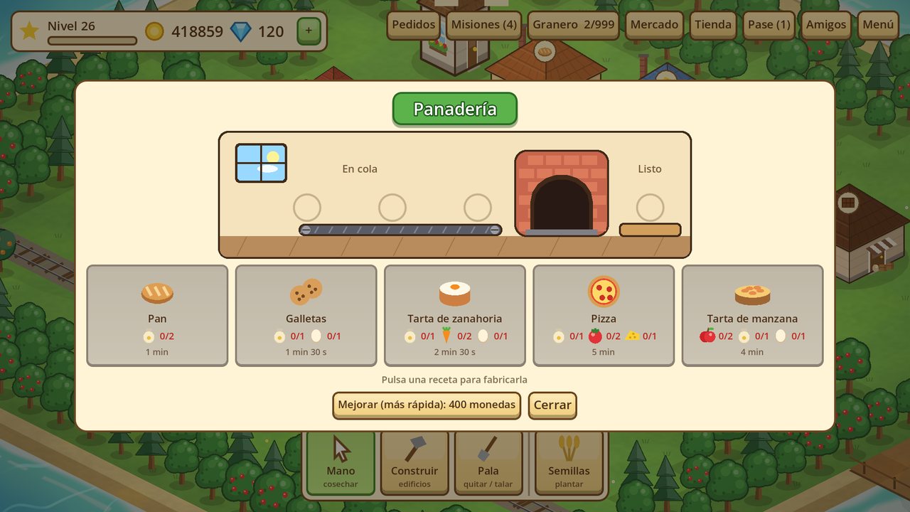 La panadería por dentro, con su horno